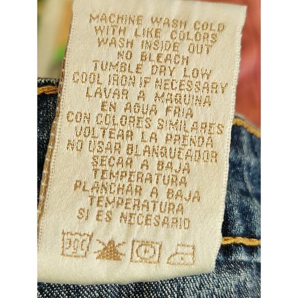 Phat Fashion Silver Label Juniors/Ladies Straight Denim Blue Jeans Sz 15 - Picture 7 of 8